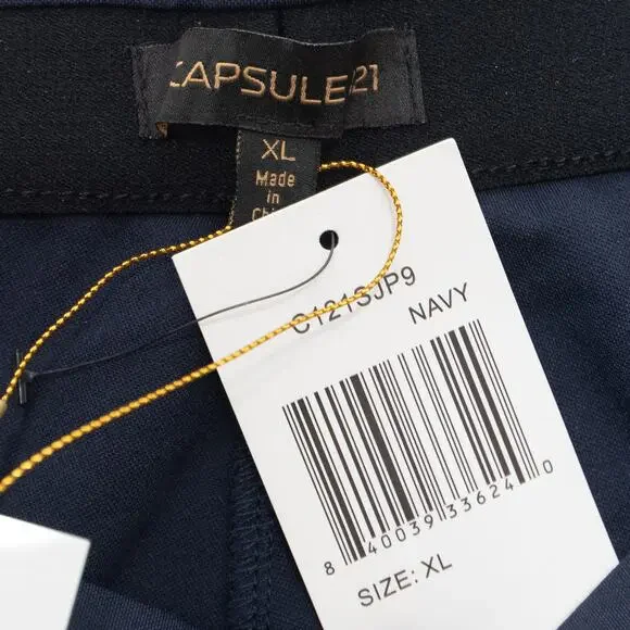 Capsule 121 Navy Blue The Picsces Stretch Pants Size XL
